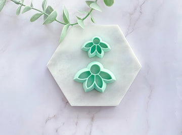 Floral 4 Petal Polymer Clay Cutter | Fondant Cutter | Cookie Cutter